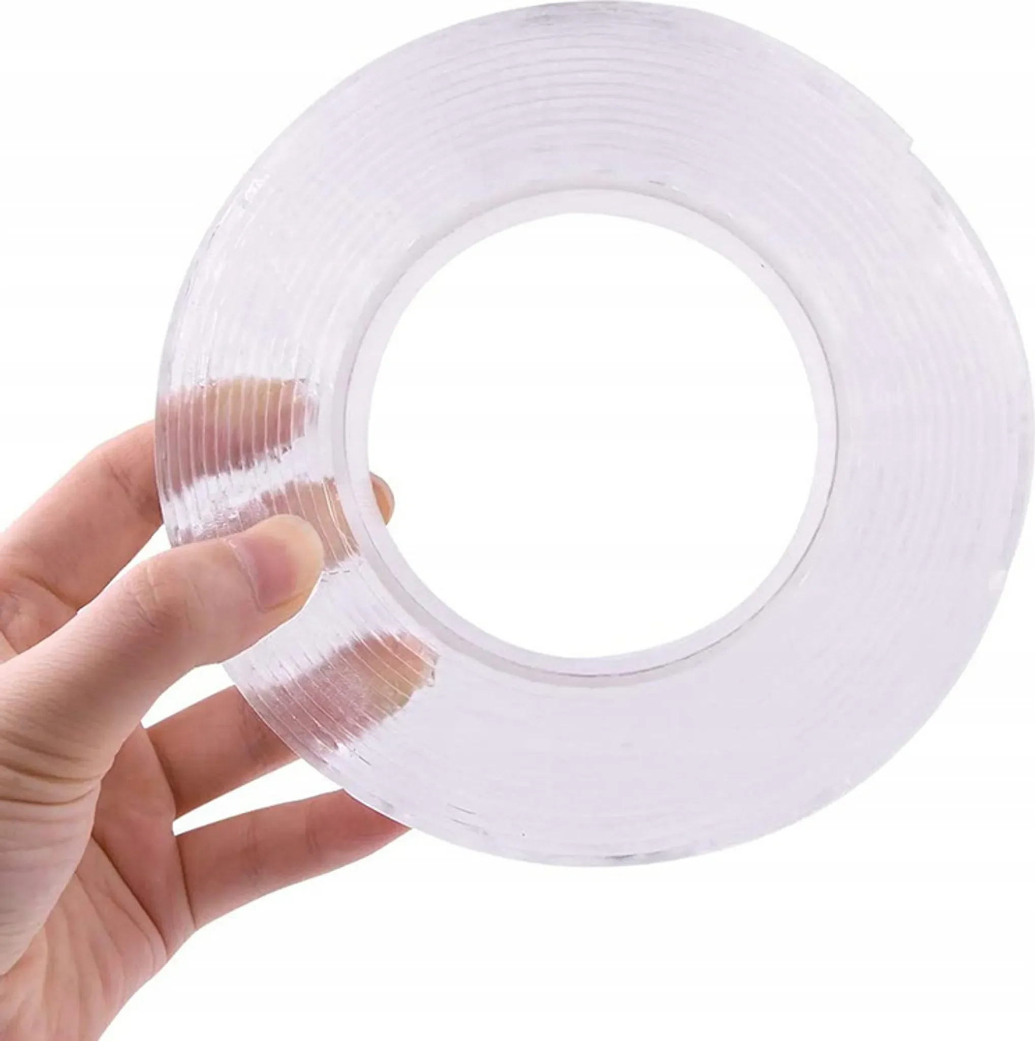 Doppelseitiges Nano-Klebeband – Transparent, 1 m